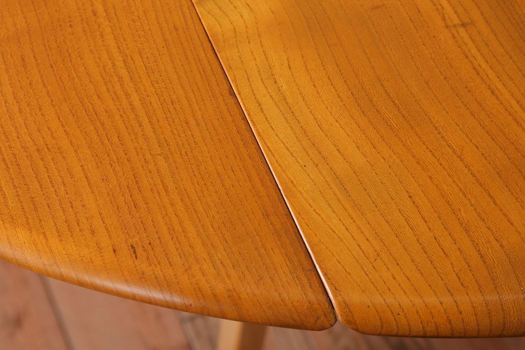 アンティーク家具　イギリスERCOL(アーコール)　ウィンザーシリーズ　ドロップリーフテーブル(バタフライテーブル)(2)