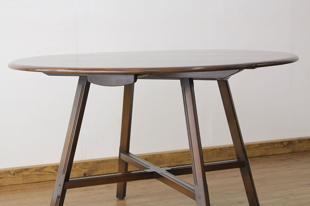 ヴィンテージ家具　イギリスビンテージ　アーコール(ERCOL)ドロップリーフテーブル