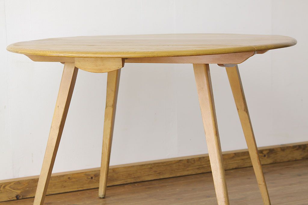 ヴィンテージ家具　イギリスビンテージ　アーコール(ERCOL)ドロップリーフテーブル