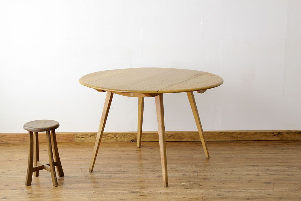 ヴィンテージ家具　イギリスビンテージ　アーコール(ERCOL)ドロップリーフテーブル