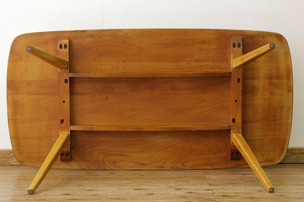 ヴィンテージ家具　イギリスビンテージ アーコール(ERCOL)リフェクトリーテーブル(ダイニングテーブル)