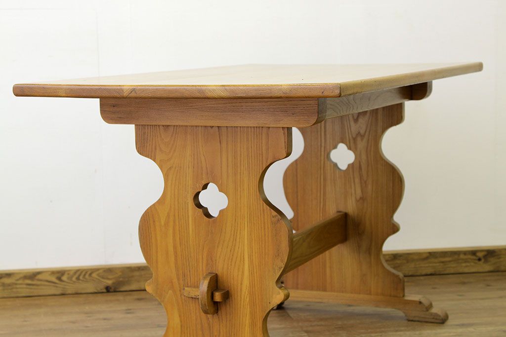 ヴィンテージ家具　イギリスビンテージ ダイニングテーブル(作業台)