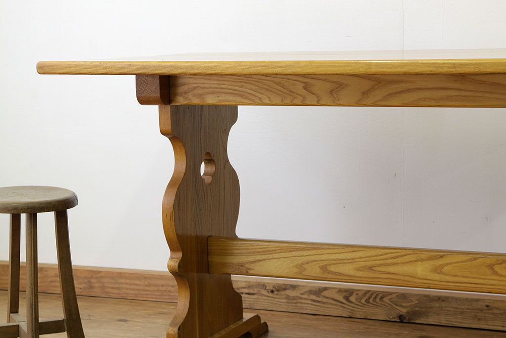 ヴィンテージ家具　イギリスビンテージ ダイニングテーブル(作業台)
