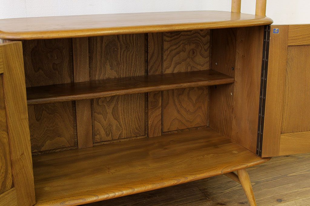 アンティーク家具　イギリス　アーコールERCOLルームディバイダー(飾り棚)