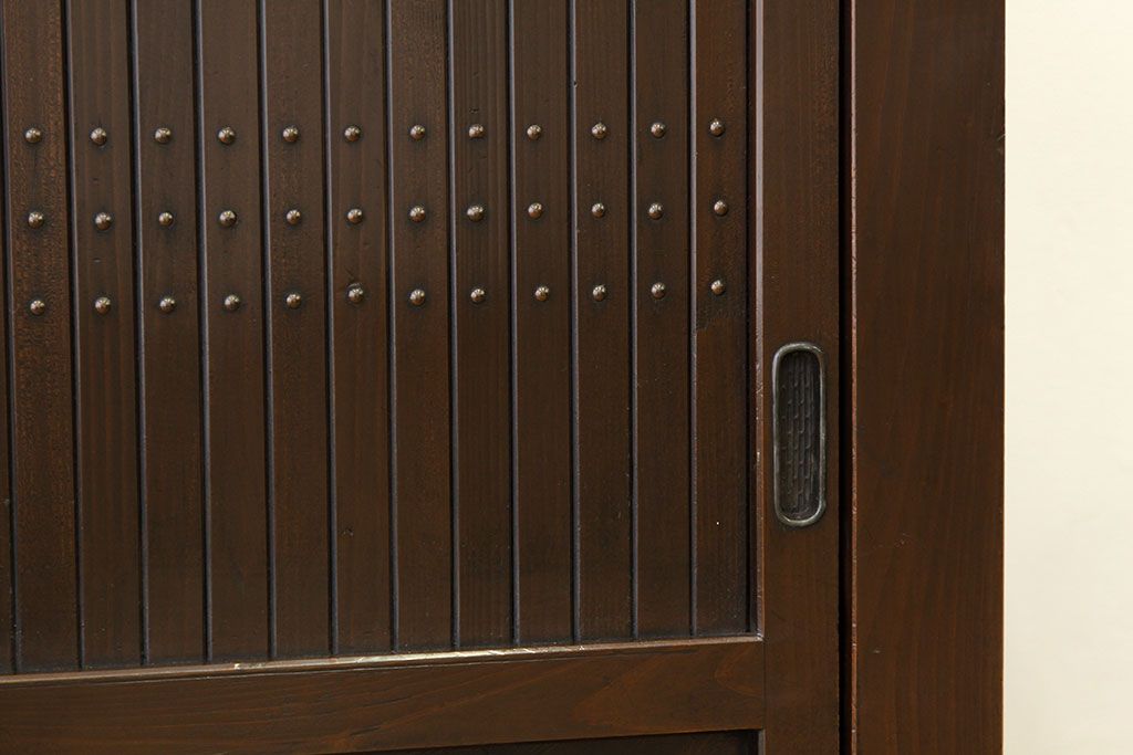 アンティーク家具　古民具・骨董　シックな三尺近江水屋箪笥(サイドボード)?