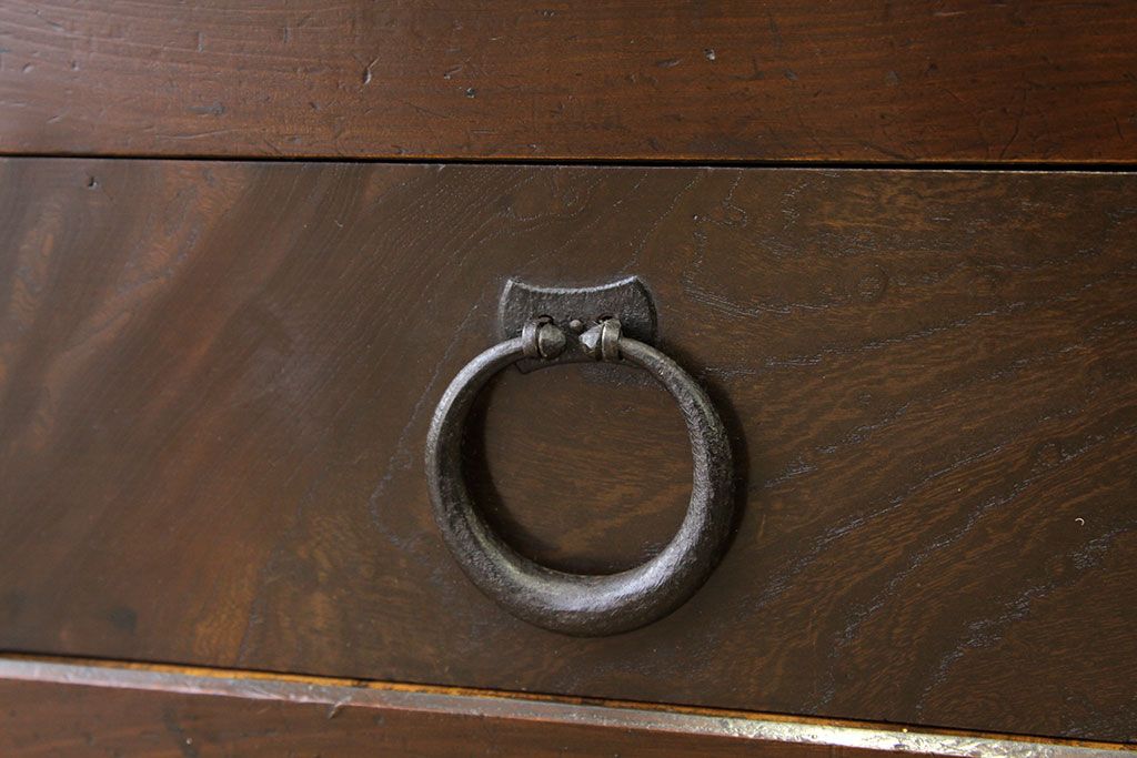 アンティーク家具　古民具・骨董　シックな三尺近江水屋箪笥(サイドボード)?