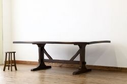中古　柏木工ウィルダネス特大ダイニングテーブル(定価24万円)