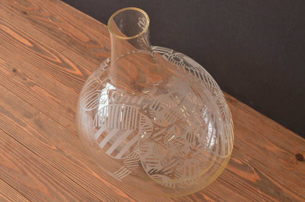 アンティーク雑貨 アンティーク 珍品希少な特大ガラスびん 花瓶 ボトル | ラフジュ工房