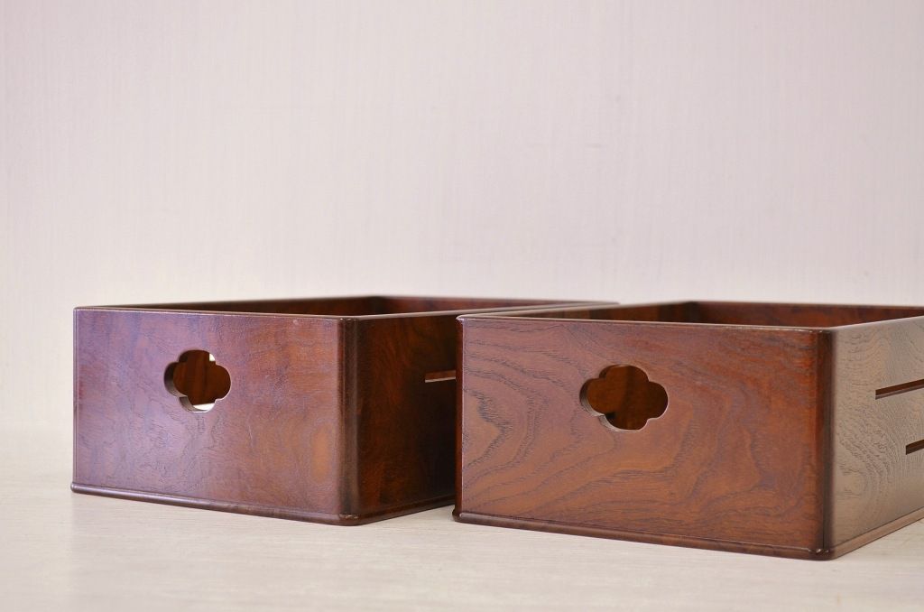 アンティーク雑貨　美品 古い不昧形煙草盆・火入付(茶道具)