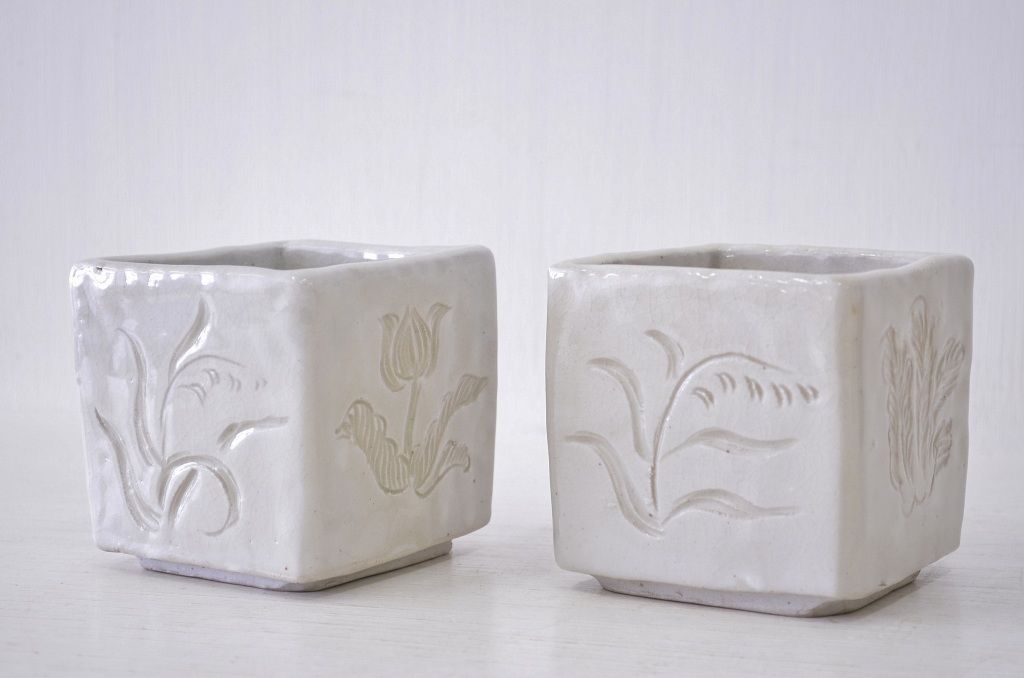 アンティーク雑貨　美品 古い不昧形煙草盆・火入付(茶道具)