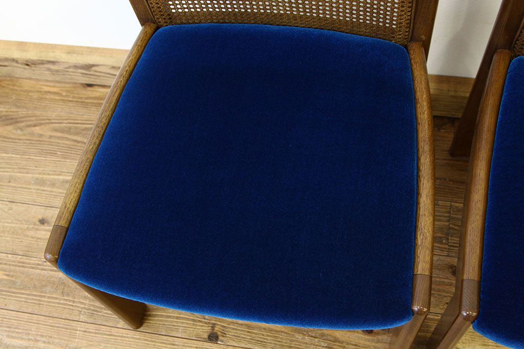 中古 飛騨日進木工 ダイニングチェア2脚セット