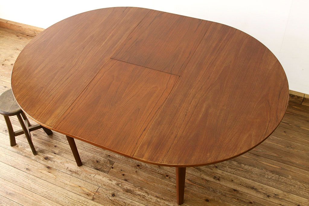ヴィンテージ家具　北欧ビンテージエクステンションテーブル1960年代ミッドセンチュリー