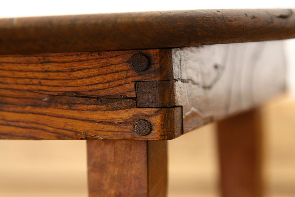 レトロ家具　昭和レトロ　とても小さくかわいい丸ちゃぶ台(テーブル)