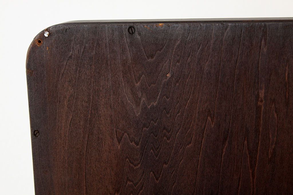 レトロ家具　昭和レトロ　古い木のシンプルな鏡台(姿見・ミラー)