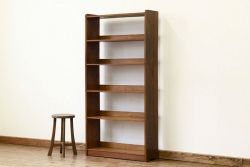 ★美品!!古い木のシンプルな本棚(飾り棚)