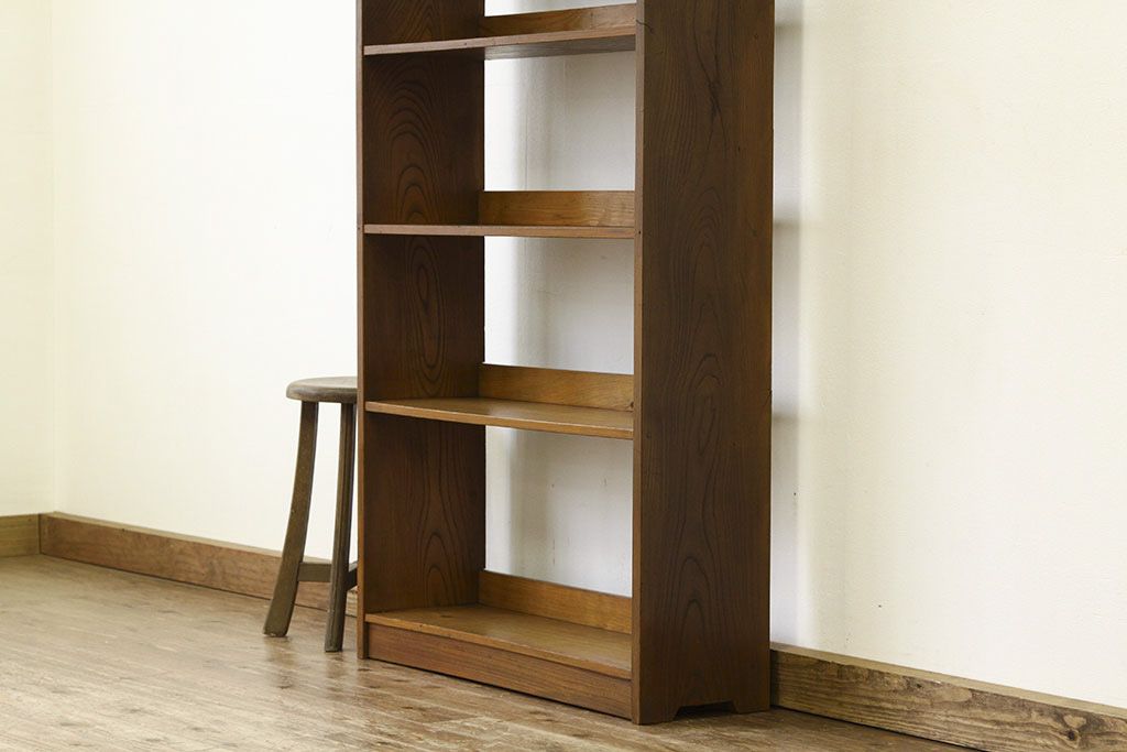 ★美品!!古い木のシンプルな本棚(飾り棚)