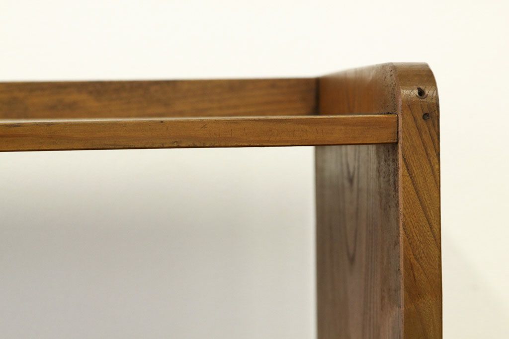★美品!!古い木のシンプルな本棚(飾り棚)