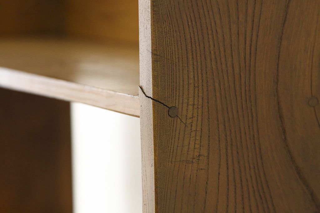 ★美品!!古い木のシンプルな本棚(飾り棚)