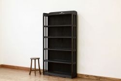 レトロ家具　★昭和レトロ　シックな透かし彫りデザイン本棚(飾り棚)