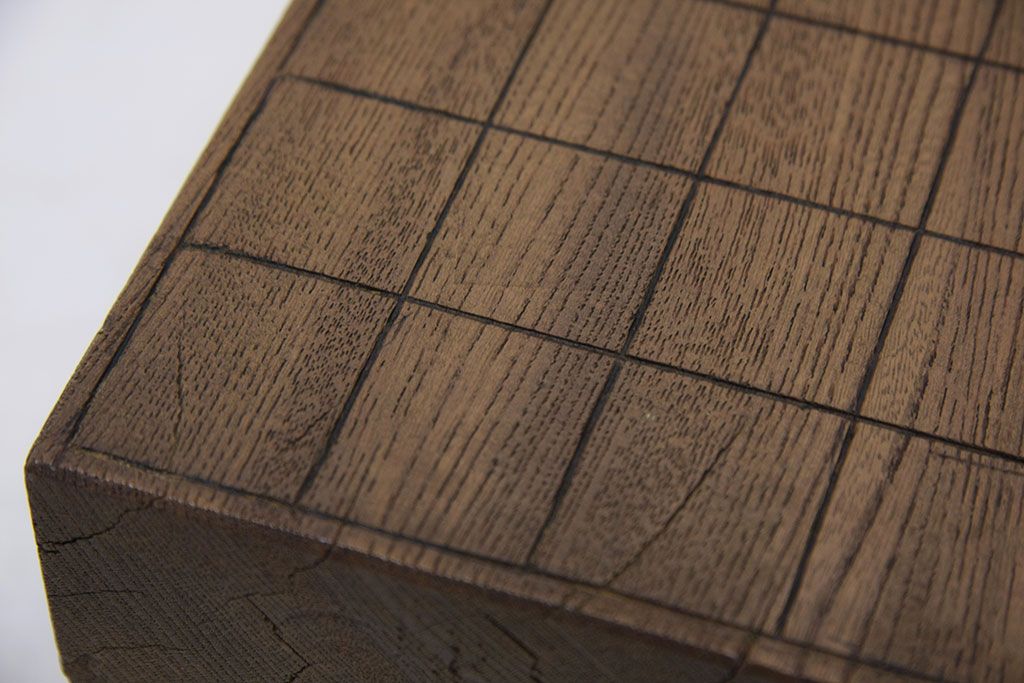 アンティーク雑貨 味のある古い将棋盤(天板欅製) | ラフジュ工房