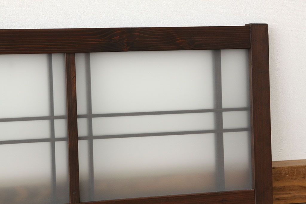 和製アンティーク　古い木のモダンな明り取り(欄間)(1)