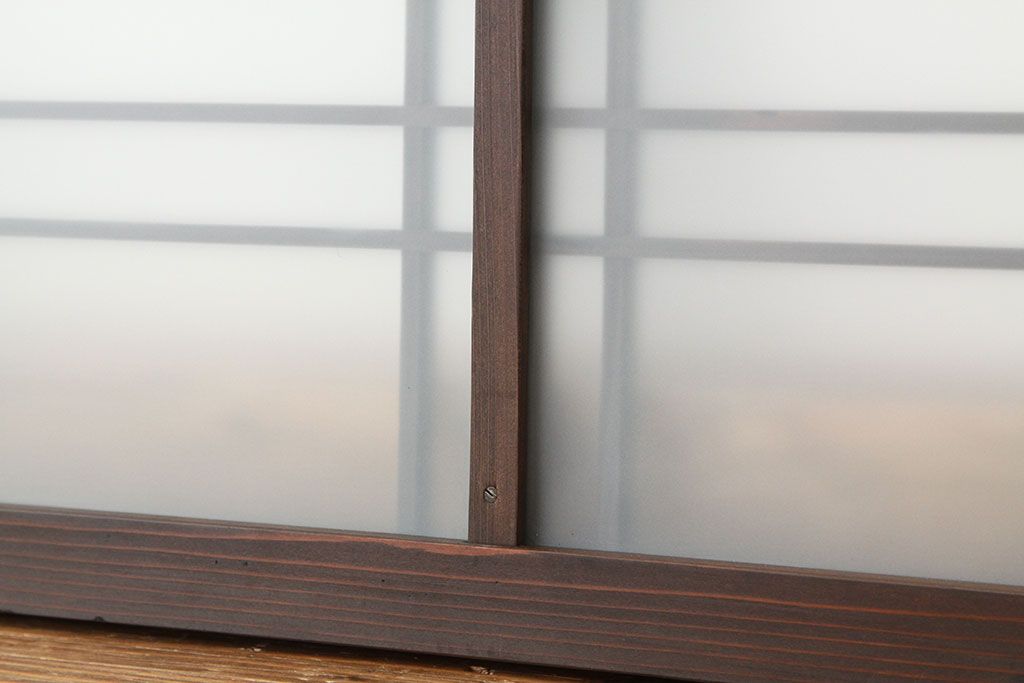 アンティーク　古い木のシックな明り取り1枚?(欄間)
