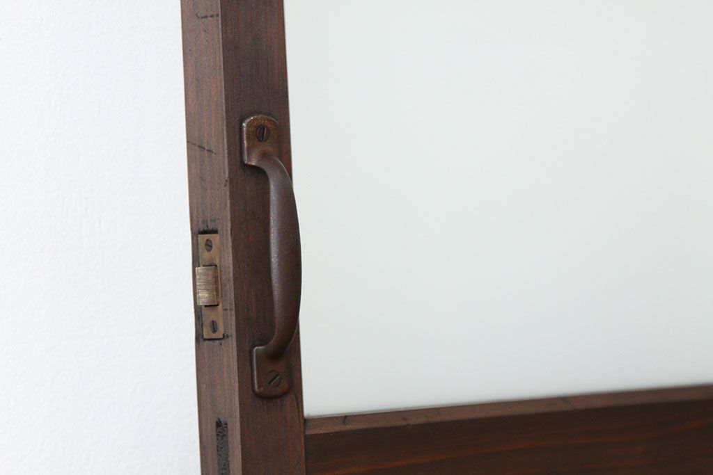 昭和レトロ　古い木のシンプルなドア1枚(扉・建具)