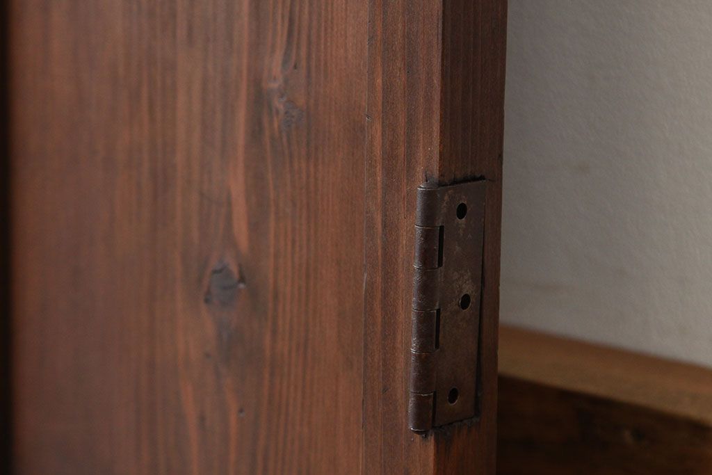 昭和レトロ　古い木のシンプルなドア1枚(扉・建具)