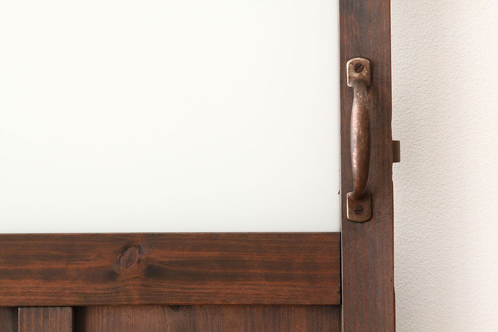 昭和レトロ　古い木のシンプルなドア1枚(扉・建具)