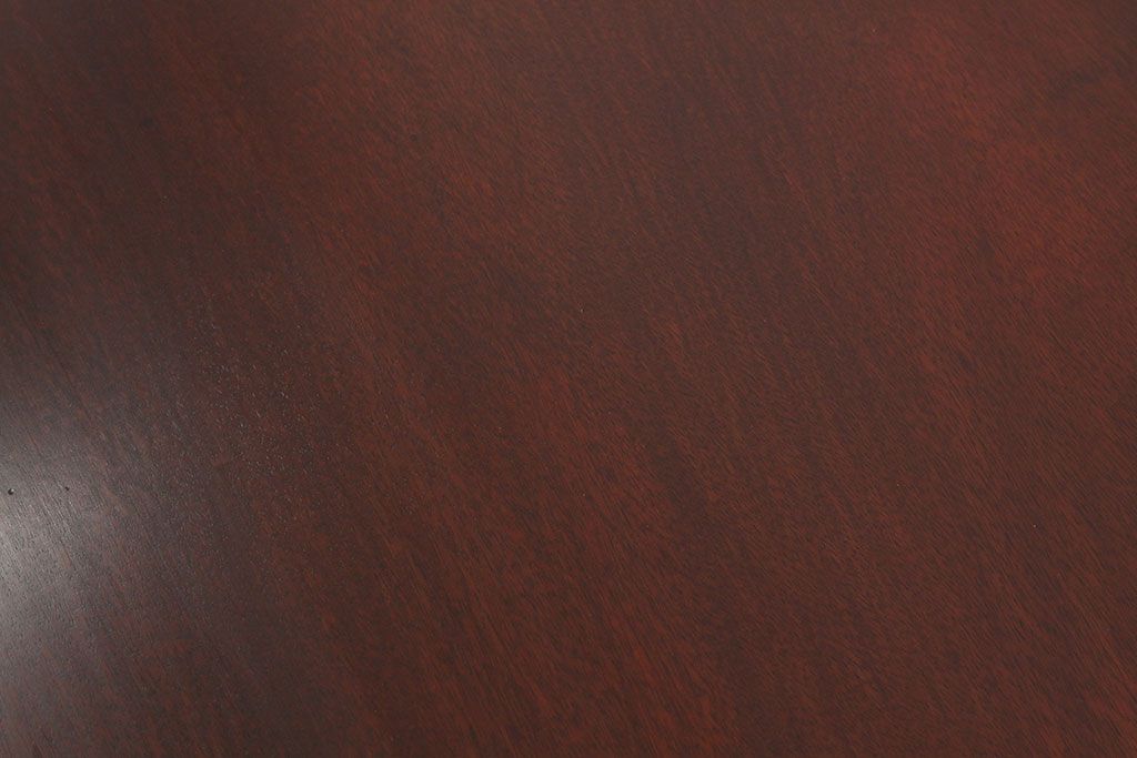 アンティーク家具　古民具・骨董　重厚な花梨無垢材一枚板の座卓(テーブル、カリン材)