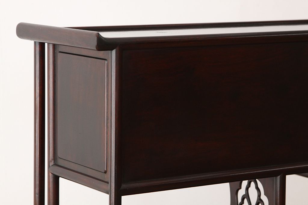 アンティーク家具　1960〜70年代　唐木飾り棚(茶棚)