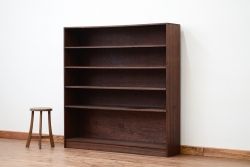 アンティーク家具　古い木のシンプルな飾り棚(下駄箱)