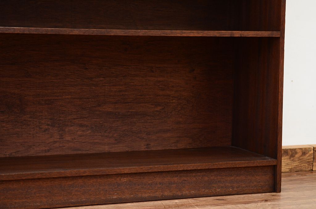 アンティーク家具　古い木のシンプルな飾り棚(下駄箱)