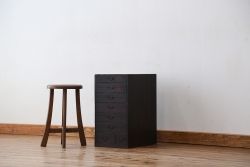 アンティーク家具　古民具・骨董　古い桐材の小引き出し　
