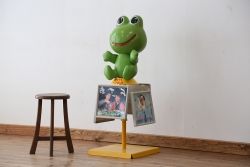 アンティーク雑貨　アンティーク　店頭用　ケロちゃん希少なデットストック品