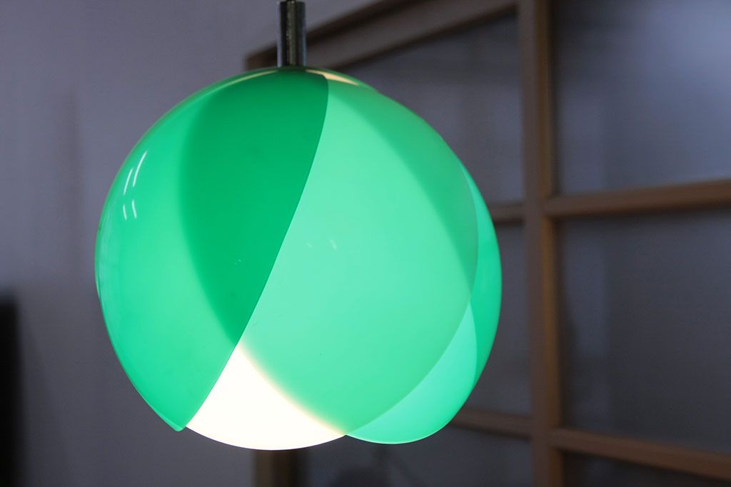 アンティーク　レトロな丸型チューリップ照明(電笠)