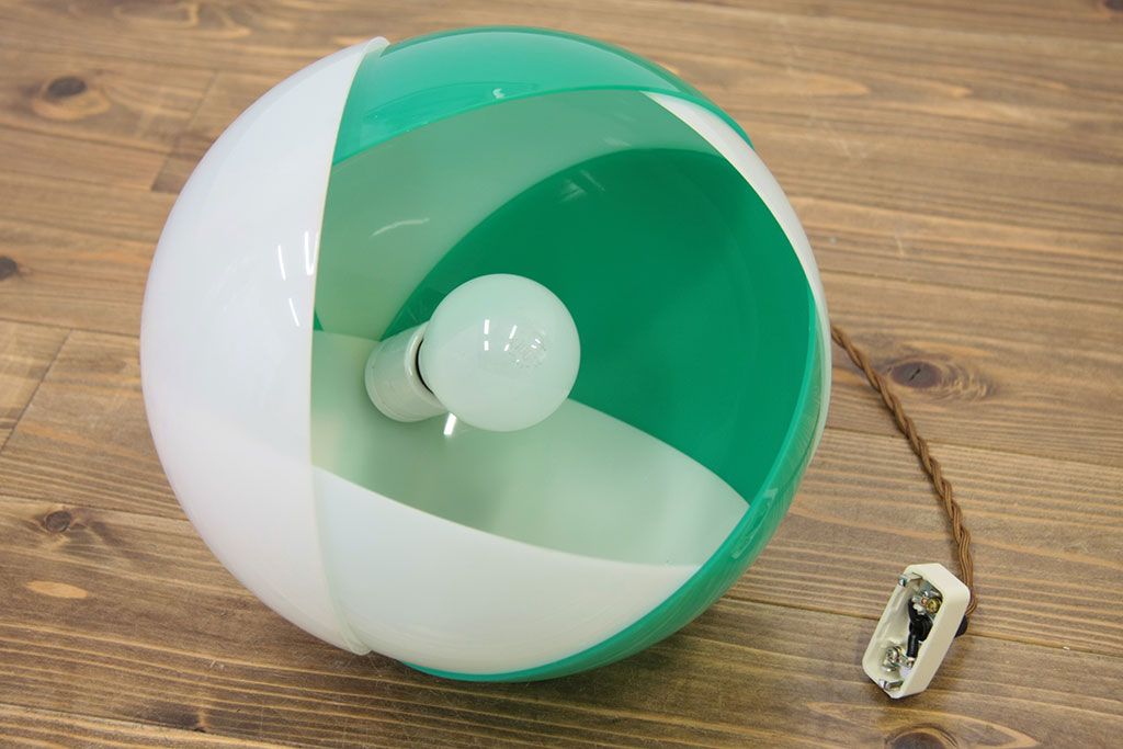 アンティーク　レトロな丸型チューリップ照明(電笠)