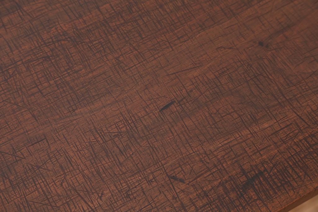 アンティーク家具　☆アンティーク　鉄脚の作業台(テーブル)
