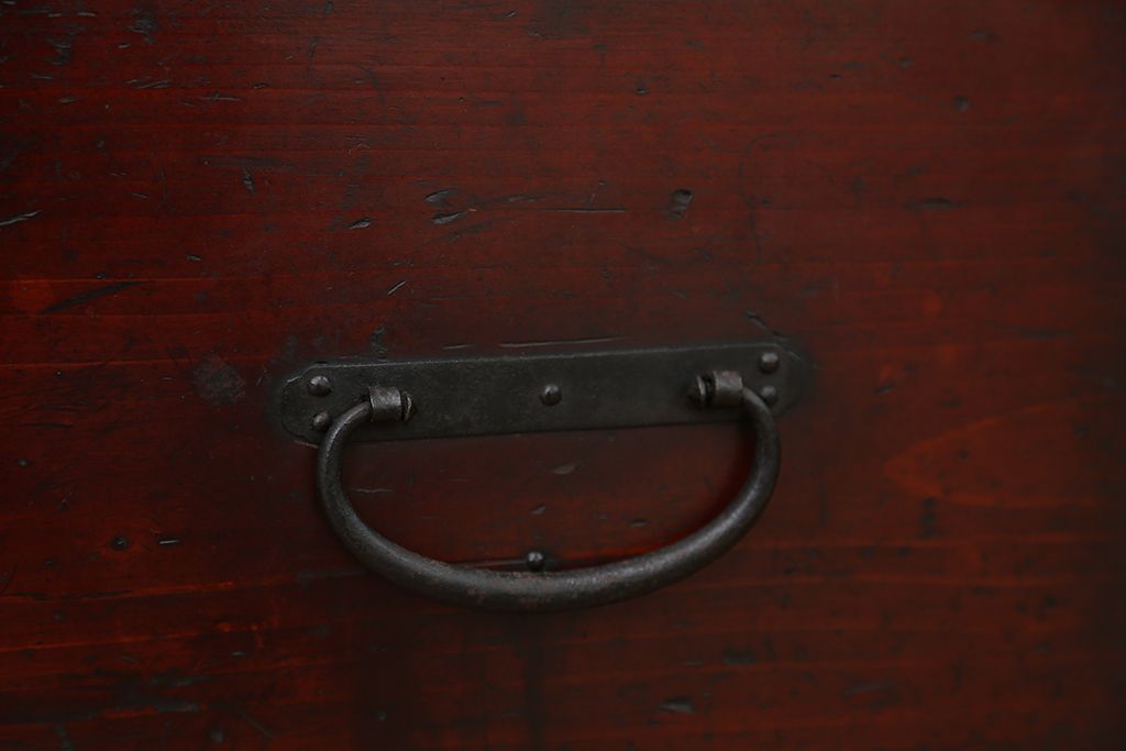 アンティーク家具　古民具・骨董　時代箪笥ローチェスト(ローボード)