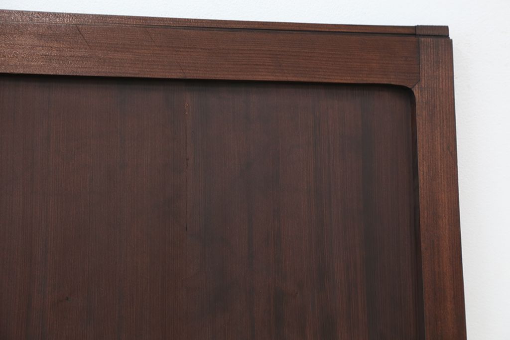 アンティーク　上質な杉柾目板戸　1枚