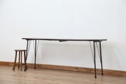 アンティーク家具　☆アンティーク　鉄脚の作業台?(作業台)