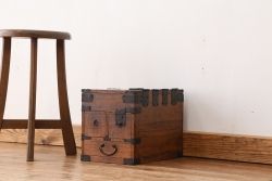 アンティーク家具　古民具・骨董　味のある硯箱(小引き出し)