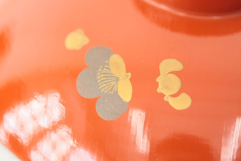 アンティーク雑貨　アンティーク　大正〜昭和初期!古い蒔絵の木製お椀など11点(漆器)
