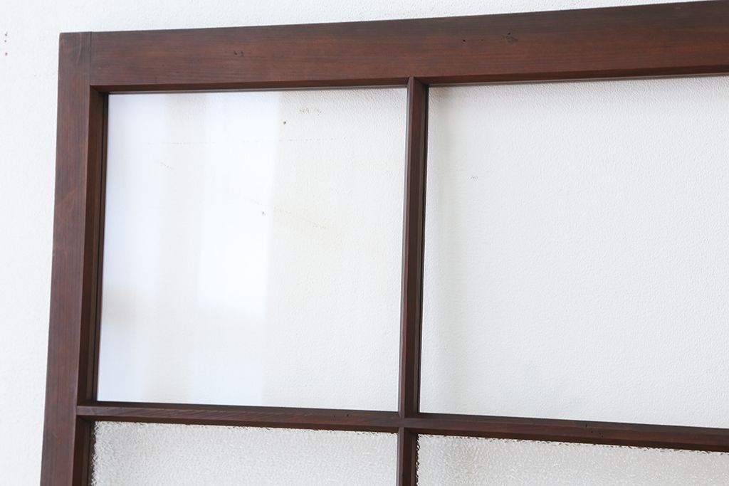 アンティーク　古い洋館の色ガラスドア(扉)1枚?