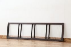 アンティーク　素敵なデザイン!モールガラス明かり取り(ガラス欄間)