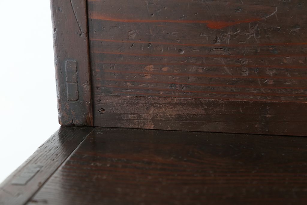 アンティーク家具　古民具・骨董　味わい深い京都産重ね階段箪笥