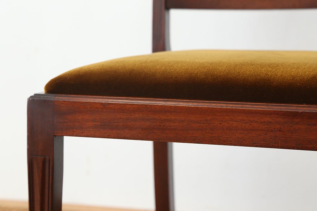 ヴィンテージ家具　イギリスビンテージ　BEVAN FUNNELL(ビヴァン)製ダイニングチェア2脚セット(1)( 北欧ビンテージ、椅子、イス、チェア)