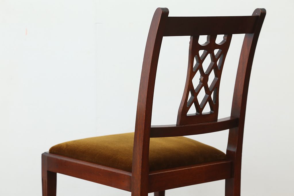 ヴィンテージ家具　イギリスビンテージ　BEVAN FUNNELL(ビヴァン)製ダイニングチェア2脚セット(1)( 北欧ビンテージ、椅子、イス、チェア)