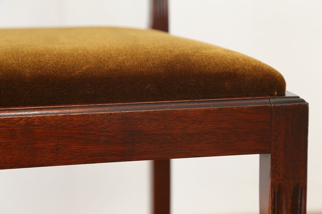 ヴィンテージ家具　イギリスビンテージ　BEVAN FUNNELL(ビヴァン)製ダイニングチェア2脚セット(2)(椅子、イス)
