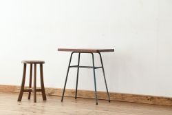 アンティーク家具　アンティーク　鉄脚サイドテーブル(1)(鉄足、机、在宅ワーク、在宅用テーブル、作業台、デスク)